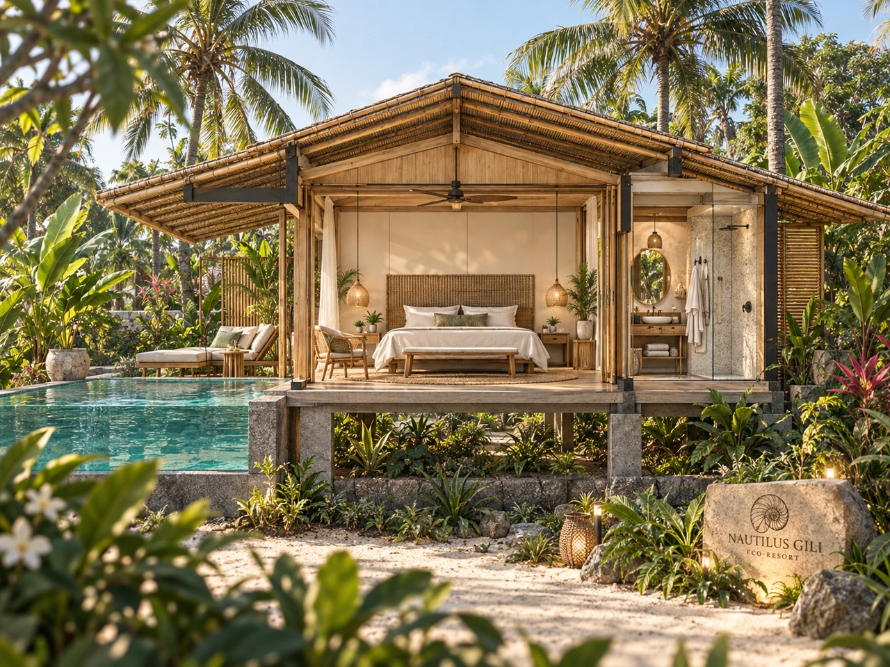Nautilus Gili — villa with patio and private pool